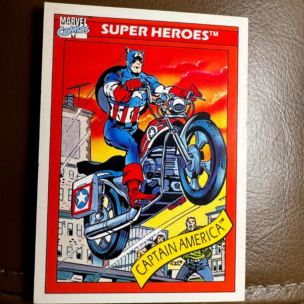 1990 Marvel Universe Captain America's Motorcycle #31